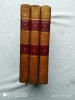 Oeuvres, en 3 tomes, chez Nepveu, libraire, Paris, 1813. Jean-François Ducis. 