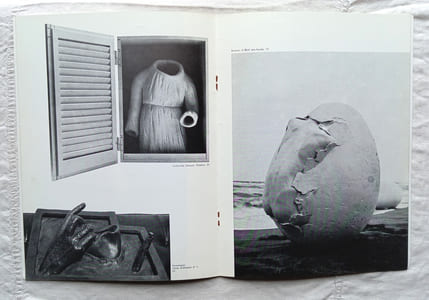 L'Homme et son empreinte, catalogue d'exposition, Imprimerie Serg, 1974, avec des reproductions d'oeuvre de Man Ray / César / Rebeyrolle...