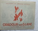 Les Huns à Oradour-sur-Glane, Haut-Vienne, France, album édité par le Mouvement de Libération Nationale, s.d. (1945). (Collectif)