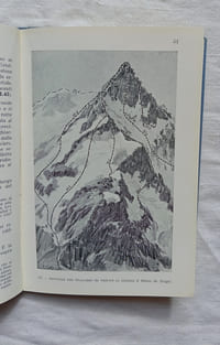 La Catena del Monte Bianco dal Rifugio Elisabetta a la lex blanche, Club Alpino Italiano, sottosezione tecnomasio, Milano, 1953, livre en italien