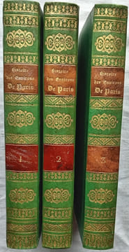 Histoire des environs de Paris, Chez Philippe, libraire - Paris, 1837, tomes 1, 2 et 3. Jacques-Antoine Dulaure