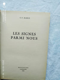 Les signes parmi nous