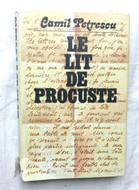 Le lit de Procuste, Editions Minerva, 1984,avec envoi de l'auteur