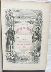 Voyage autour du monde : Australie - Java - Siam - Canton - Pékin - Yeddo - San Francisco, Henri Plon éditeur - Paris, 1873