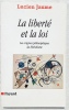 La libert&eacute; et la loi : les origines philosophiques du lib&eacute;ralisme, Libraire Arth&egrave;me Fayard, 2000. Lucien Jaume