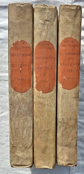 Dictionnaire critique des reliques et des images miraculeuses, en 3 tomes, Guien et compagnie, libraires - Paris, 1821, suivi du Traité des reliques ...