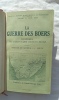 La Guerre des Boers, (Mémoires du  volontaire Deneys Reitz), Payot, "collection d'études, de documents et de témoignages pour servir à l'Histoire de ...