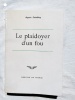 Le Plaidoyer d'un fou, Mercure de France, 1964. Auguste Strindberg 
