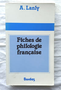 Fiches de philologie française, Bordas, 1987