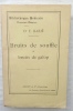 Bruits de souffle et bruits de galop, Rueff et cie éditeurs, "Bibliothèque médicale Charcot-Debove", non daté. Dr E. Barié