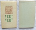 Vert vert, Editions de l'Ibis - Paris, 1945. Jean-Baptiste Louis Gresset