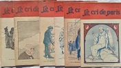 Lot de 6 num&eacute;ros de "Le Cri de Paris", ann&eacute;e 1919. (Revue)