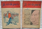 Lot de 4 num&eacute;ros de "Le Cri de Paris", ann&eacute;e 1918. (Revue)