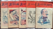 Lot de 5 num&eacute;ros de "Le Cri de Paris", ann&eacute;e 1917. (Revue)