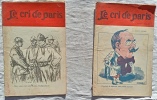 Lot de 5 num&eacute;ros de "Le Cri de Paris", ann&eacute;e 1917. (Revue)