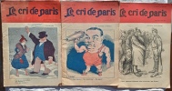 Lot de 3 num&eacute;ros de "Le Cri de Paris", 1915 et 1917. (Revue)