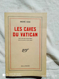 Les Caves du Vatican, farce en trois actes et dix-neuf tableaux, NRF - Gallimard, 1950