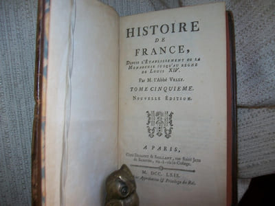 HISTOIRE DE FRANCE depuis l'établissement de la Monarchie jusqu'au règne de Louis XIV. Nouvelle édition. TOME V.