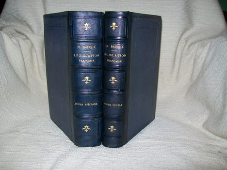 CODES SPECIAUX de la législation française. CODES USUELS de la législation française. Edition nouvelle.. BACQUA DE LABARTHE Napoléon