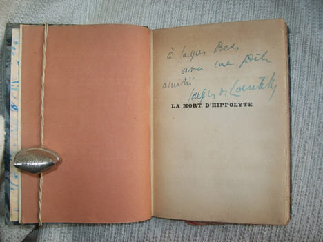 LA MORT D'HIPPOLYTE.. LACRETELLE Jacques de
