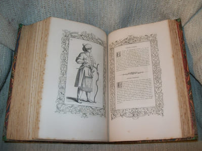 COSTUMES ANCIENS ET MODERNES. Habiti antichi et moderni di tutto il mondo. Précédé d'un essai sur la gravure sur bois par M. Amb. Firmin Didot.
