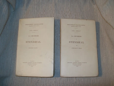 LA JEUNESSE DE STENDHAL. Grenoble 1783-1799, Paris-Milan 1799-1802.. ARBELET Paul