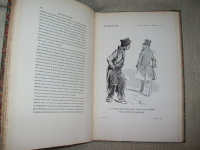 LE TIROIR DU DIABLE. Paris et les Parisiens moeurs et coutumes, caractères et portraits des habitants de Paris, tableau complet de leur vie, publique, politique, artisique, littéraire, industrielle etc par MM de Balzac, Eugène Sue, George Sand, P-J Stahl... Précédé d'une géographie de PAris par Theophile Lavallée. 1re et 2e séries.