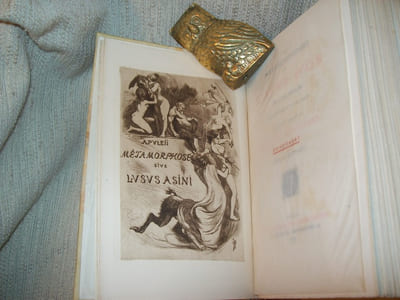 LES METAMORPHOSES ou L'Asne d'Or de Luce Apulée philosophe platonique. traduction française de Jean de Montlyard, préface de Jules de Marthold.