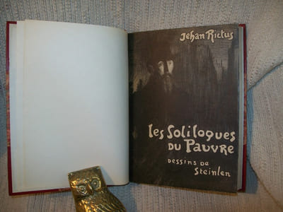 LES SOLILOQUES DU PAUVRE. Edition revue, corrigée et augmentée de poèmes inédits.