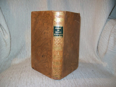 ABREGE DU VOYAGE DU JEUNE ANACHARSIS EN GRECE par l'Abbé Barthélémy; rédigé par Ant. C** ancien Maître ès-Arts. TOME II seul (sur 2).