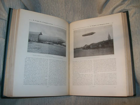 LE TRIOMPHE DE LA NAVIGATION AERIENNE aéroplanes, dirigeables, sphériques.. LA VAULX Comte Henri de