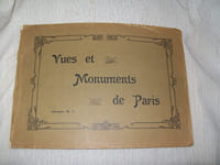 VUES ET MONUMENTS DE PARIS Marque G.I