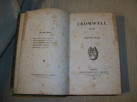 CROMWELL. Drame. (Oeuvres complètes Tome II).. HUGO Victor