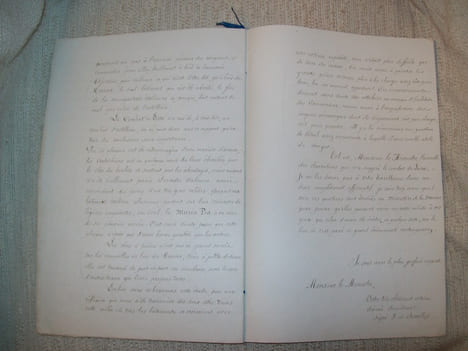 BATAILLE DE LISSA Italie Autriche Marine Française. DOCUMENTS MANUSCRITS ORIGINAUX DE 1866.. undefined