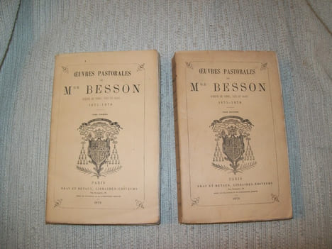 OEUVRES PASTORALES de Mgr Besson Evêque de Nîmes, Uzès et Alais 1875-1878.. BESSON Mgr