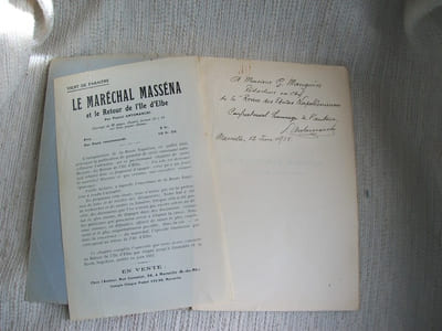 LE MARECHAL MASSENA et le retour de l'île d'Elbe.