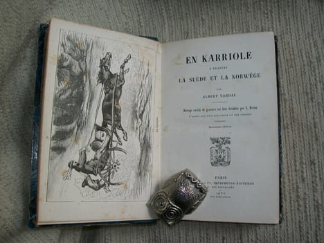 EN KARRIOLE à travers la Suède et la Norvège. 2e édition.. VANDAL Albert