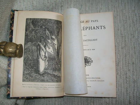 VOYAGE AU PAYS DES ELEPHANTS.. JACOLLIOT Louis