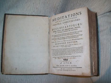 MEDITATIONS SUR LES PRINCIPALES VERITES CHRETIENNES ET ECCLESIASTIQUES pour tous les Dimanches, Festes et autres jours de l'Année. Avec cinquante et ...