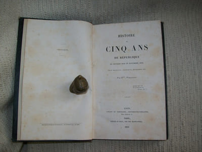 HISTOIRE DE CINQ ANS DE REPUBLIQUE de février 1848 à novembre 1852, faits religieux, politiques, militaires etc.