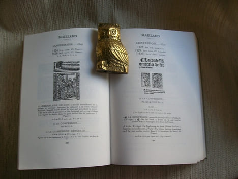 BIBLIOGRAPHIE D'EDITIONS ORIGINALES et rares d'auteurs français des XVe, XVIe, XVIIe et XVIIIe siècles. Annotations de Lucien Sheler.. TCHERMERZINE ...