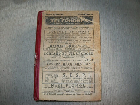 ANNUAIRE REGIONAL DES TELEPHONES. Basses-Alpes, Hautes-Alpes, Alpes-Maritimes, Monaco, Bouches-du-rhône, Corse, Var, Vaucluse. REGION MARSEILLE ...