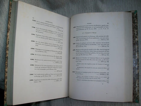 TABLE GENERALE ET METHODIQUE des Mémoires contenus dans les recueils de l'Académie des Inscriptions et Belles Lettres et de l'Académie des Sciences ...