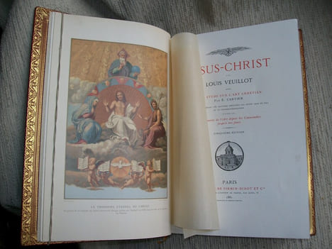 JESUS-CHRIST. Avec une étude sur l'art chrétien par E Cartier. 5e édition.. VEUILLOT Louis