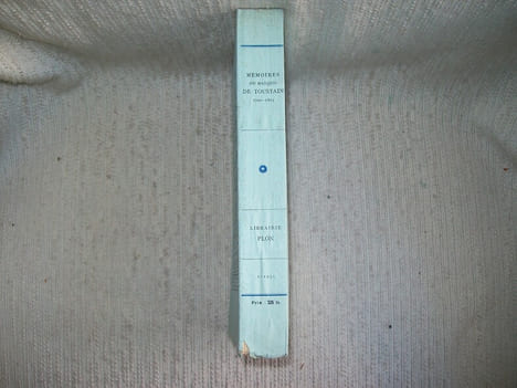 MEMOIRES DU MARQUIS DE TOUSTAIN 1790-1823. Publiés par la Marquise De Perry de Nieüil.. TOUSTAIN Marquis de