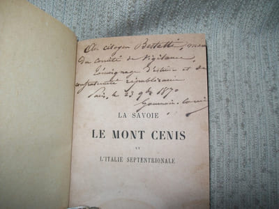 LA SAVOIE le Mont Cenis et l'Italie Septentrionale voyage descriptif, historique et scientifique (...) enrichi d'une note sur l'histoire naturelle de la Savoie par le Dr Boisduval. 3e édition revue, corrigée et considérablement augmentée.