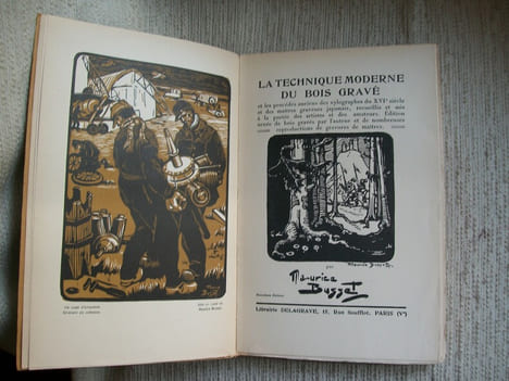 LA TECHNIQUE MODERNE DU BOIS GRAVE et les procédés anciens des xylographes du XVIe siècle et des Maîtres Graveurs Japonais, recueillis et mis à la ...