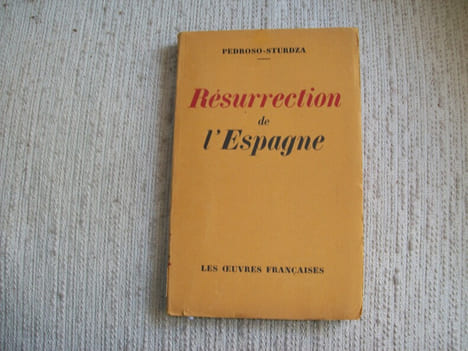 RESURRECTION DE L'ESPAGNE.. PEDROSO-STURDZIA