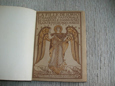 LA FILLE DE IORIO. Tragédie pastorale traduite par Georges Herelle.