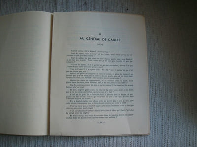 LAUDES Poèmes Paroles au Maréchal, au Général De Gaulle, Ode à Georges Bidault, Paroles à François Mauriac.